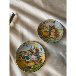 Avon easter Plates